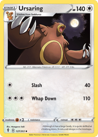 Ursaring Reverse - Evolving Skies