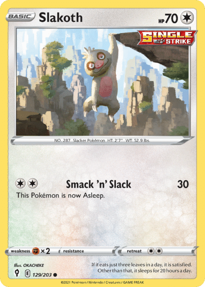 Slakoth Reverse - Evolving Skies
