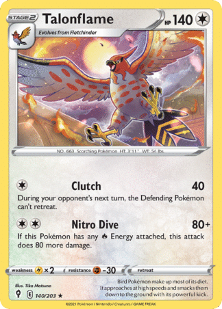 Talonflame Reverse - Evolving Skies