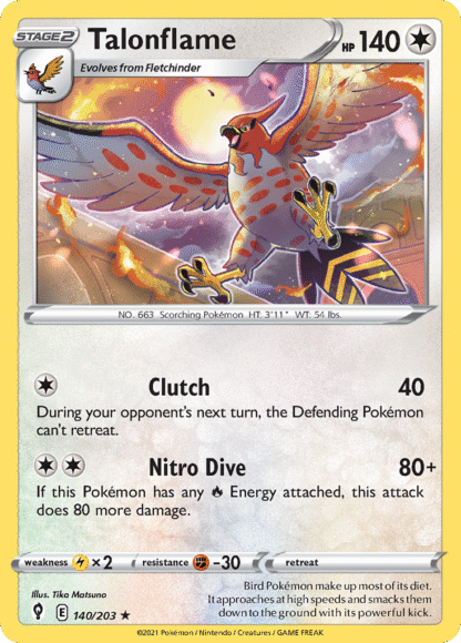 Talonflame Reverse - Evolving Skies