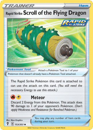 Rapid Strike Scroll of the Flying Dragon Reverse - Evolving Skies