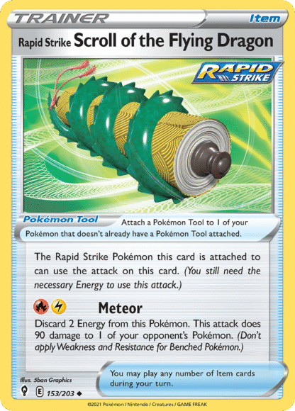 Rapid Strike Scroll of the Flying Dragon Reverse - Evolving Skies