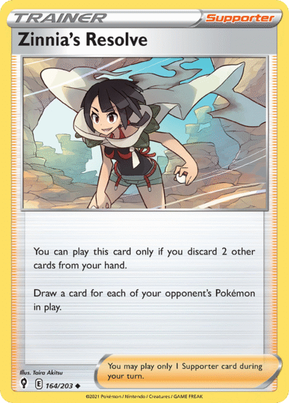Zinnia's Resolve Reverse - Evolving Skies