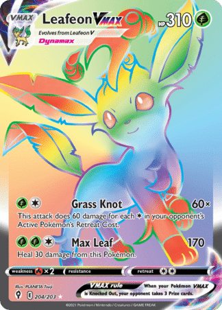 Leafeon VMAX - Evolving Skies