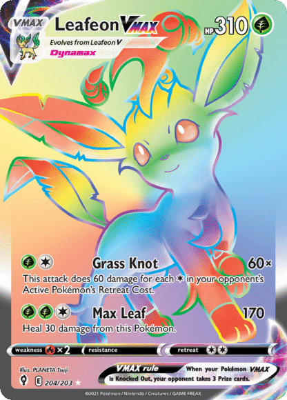 Leafeon VMAX - Evolving Skies