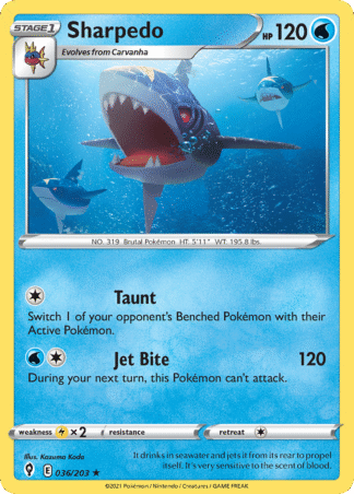 Sharpedo Reverse - Evolving Skies