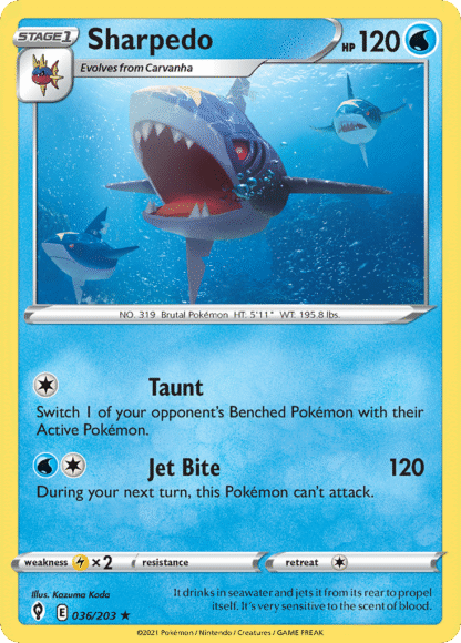 Sharpedo Reverse - Evolving Skies