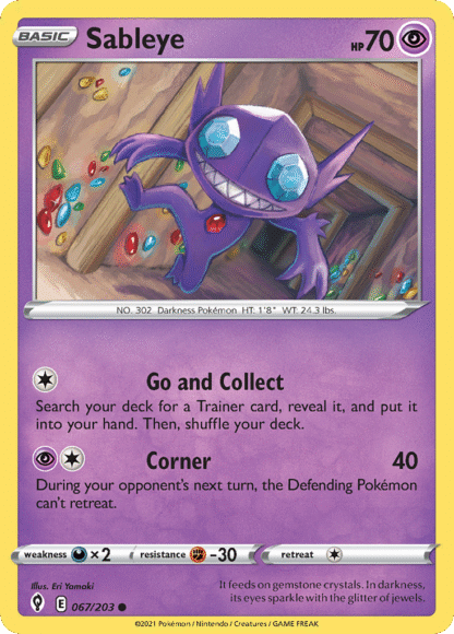 Sableye Reverse - Evolving Skies