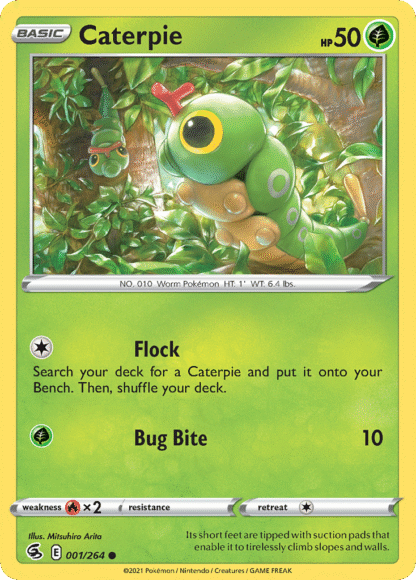 Caterpie Reverse - Fusion Strike