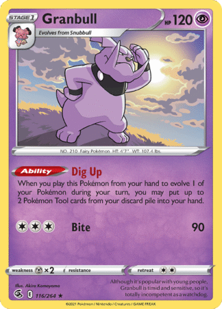 Granbull Reverse - Fusion Strike