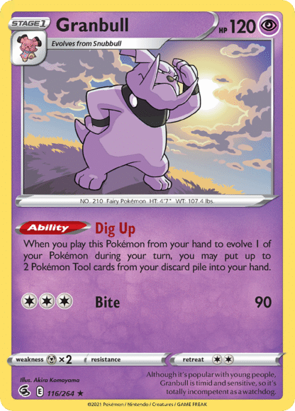 Granbull Reverse - Fusion Strike