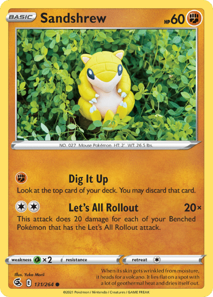 Sandshrew Reverse - Fusion Strike