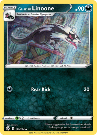 Galarian Linoone Reverse - Fusion Strike