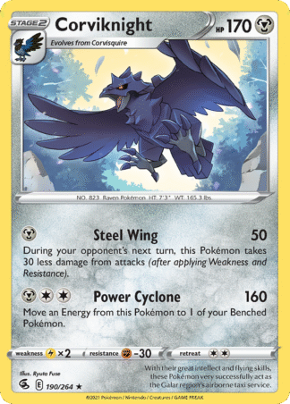 Corviknight Reverse - Fusion Strike