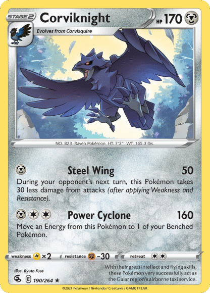 Corviknight Reverse - Fusion Strike