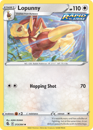 Lopunny Reverse - Fusion Strike