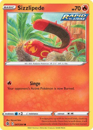 Sizzlipede Reverse - Fusion Strike
