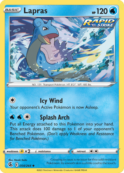Lapras Reverse - Fusion Strike