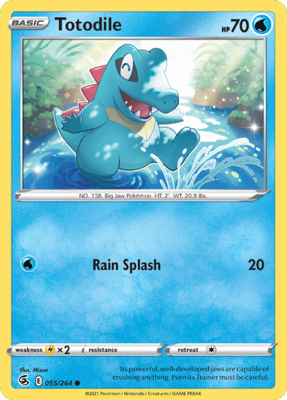 Totodile Reverse - Fusion Strike