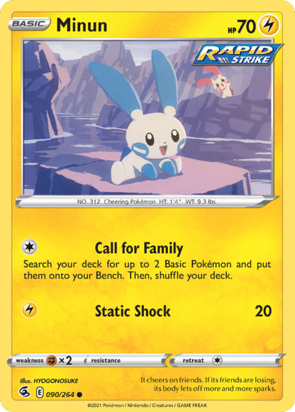 Minun Reverse - Fusion Strike
