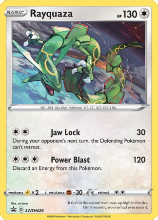 Rayquaza - SWSH Black Star Promos
