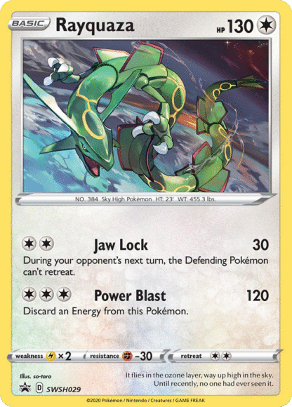 Rayquaza - SWSH Black Star Promos