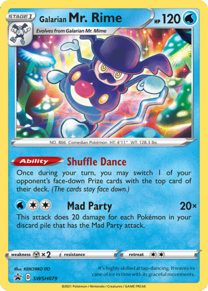 Galarian Mr. Rime - SWSH Black Star Promos