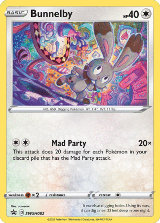 Bunnelby - SWSH Black Star Promos