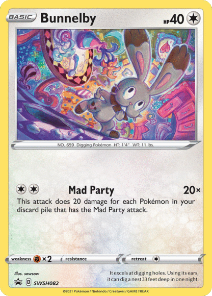 Bunnelby - SWSH Black Star Promos