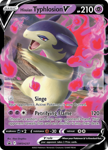 Hisuian Typhlosion V - SWSH Black Star Promos