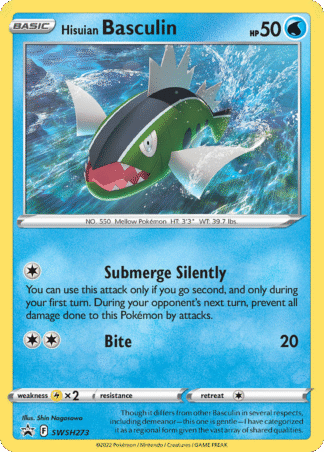 Hisuian Basculin - SWSH Black Star Promos