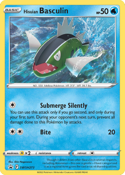 Hisuian Basculin - SWSH Black Star Promos