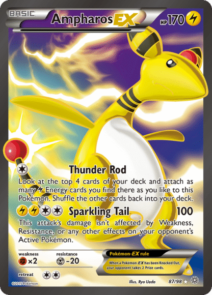 Ampharos-EX - Ancient Origins