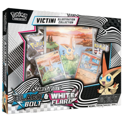 Black Bolt & White Flare Victini Illustration Collection Box