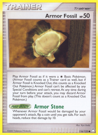 Armor Fossil - Mysterious Treasures