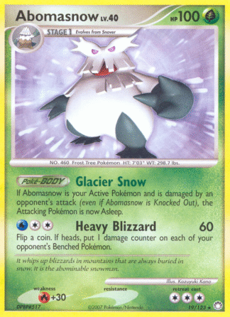 Abomasnow Reverse - Mysterious Treasures