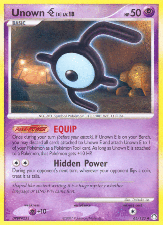 Unown [E] Reverse - Mysterious Treasures