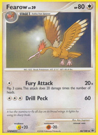 Fearow Reverse - Majestic Dawn
