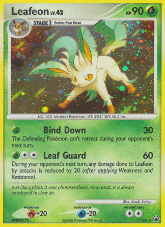 Leafeon Reverse - Majestic Dawn