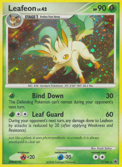 Leafeon Reverse - Majestic Dawn