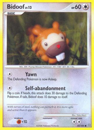 Bidoof - Stormfront