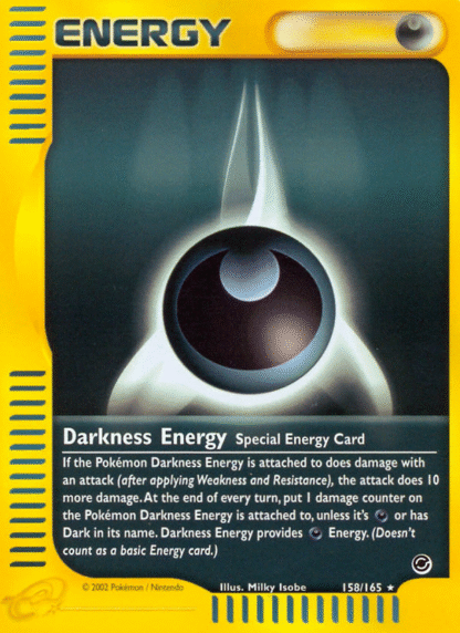 Darkness Energy Reverse - Expedition Base Set