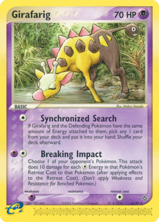 Girafarig - Dragon