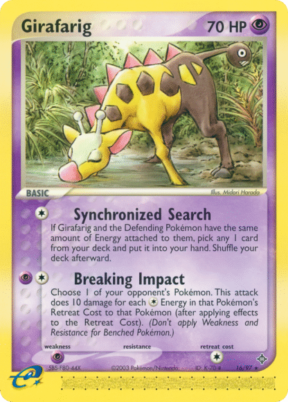 Girafarig - Dragon