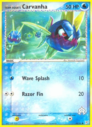 Team Aqua's Carvanha - Team Magma vs Team Aqua
