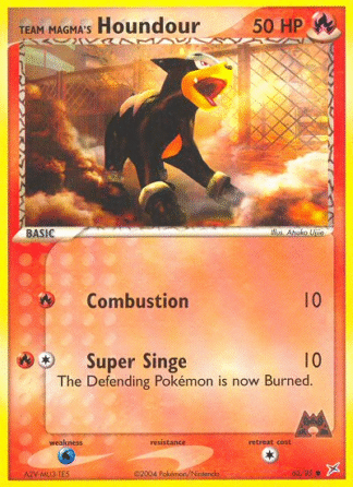 Team Magma's Houndour - Team Magma vs Team Aqua