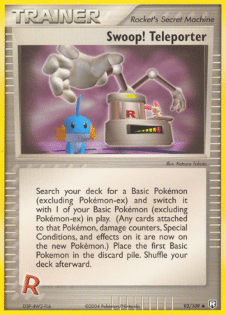 Swoop! Teleporter Reverse - Team Rocket Returns