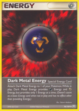 Dark Metal Energy Reverse - Team Rocket Returns