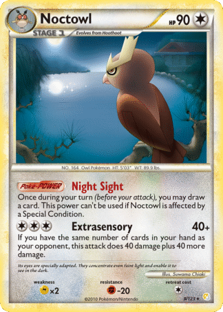 Noctowl Reverse - HeartGold & SoulSilver