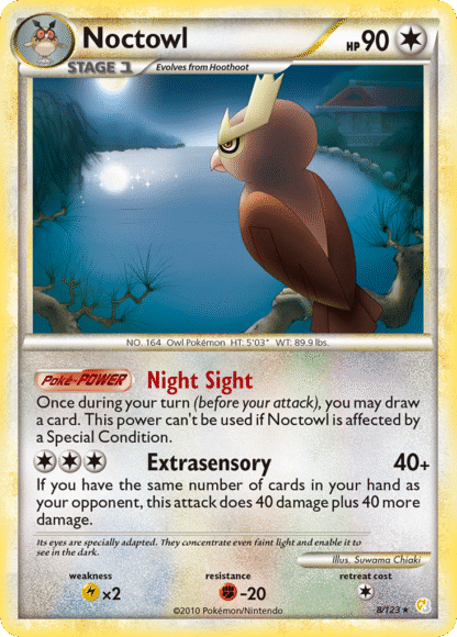 Noctowl Reverse - HeartGold & SoulSilver